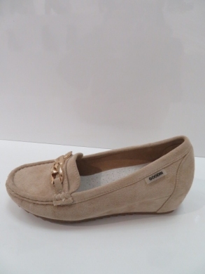 Mokasyny damskie na koturnie (36-41) FL656 BEIGE