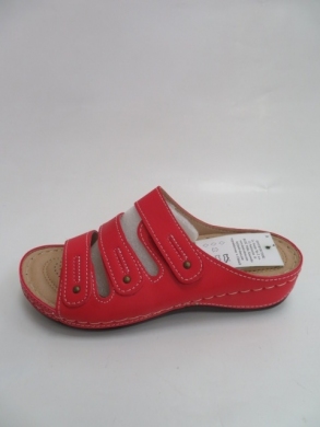 Klapki damskie na płaskim (36-41) 19002-5 RED
