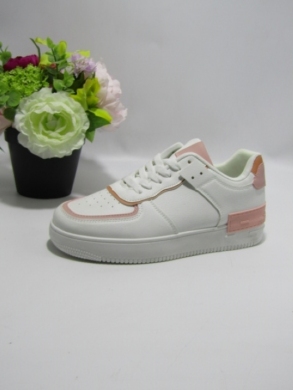 Buty sportowe damskie na płaskim (36-41) NEY-18 WH/PINK