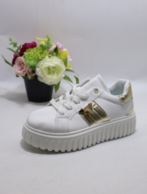 Buty sportowe damskie na płaskim (36-41) ALLS-19 GOLD