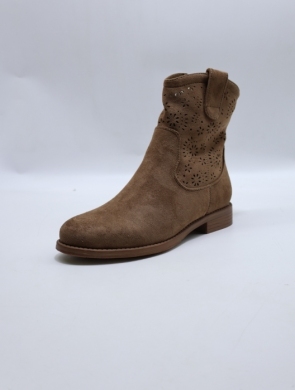 Botki damskie na płaskim (36-41) H203-5 COFFE