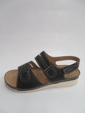 Sandały damskie na koturnie (36-41) 1102 BLACK