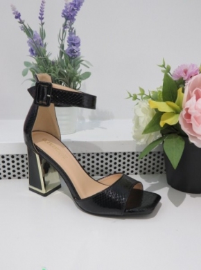 Sandały damskie na obcasie (36-41) X8287 BLACK