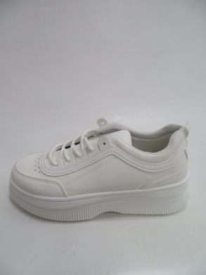 Sportowe Damskie na koturnie (36-41) XLL-4017 WHITE