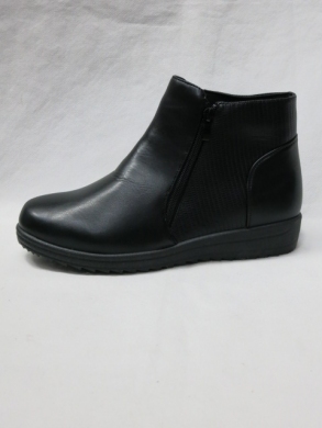 Botki damskie ocieplane na płaskim (37-42) XKAN-30 BLACK