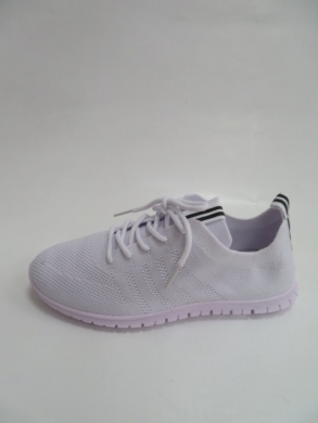Buty sportowe damskie na płaskim (36-41) 0020-3 WHITE
