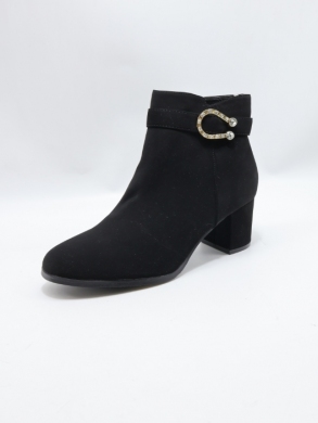 Botki damskie na obcasie (36-41) 929-22 BLACK