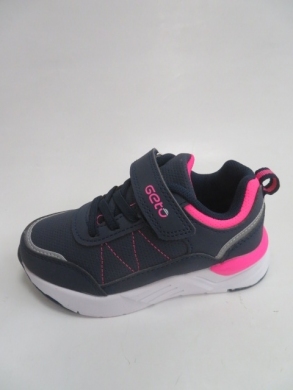 Buty sportowe dziewczęce (26-31) F825 BLUE/PEACH