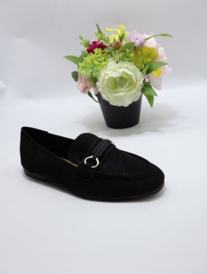 Mokasyny damskie na płaskim (36-41) 9712 BLACK