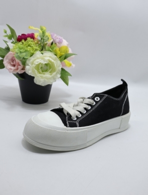 Trampki damskie na płaskim (36-41) JY-532 BLACK