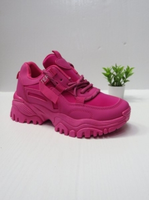 Buty sportowe damskie na płaskim (36-41) BL367 FUSHIA