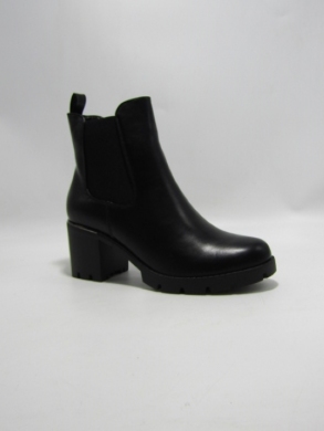 Kozaki damskie ocieplane na obcasie (36-41) 888-72 BLACK