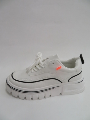 Buty sportowe damskie na koturnie (36-41) X-66-5 WHITE