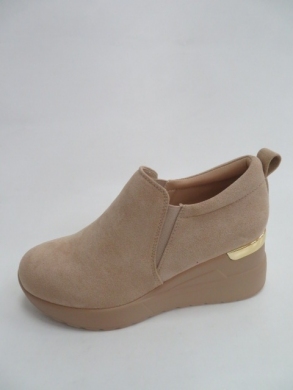 Botki damskie jesienne na koturnie (36-41) HQ272 BEIGE