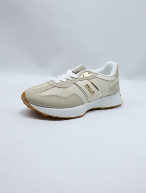 Buty sportowe damskie na płaskim (36-41) BO-181 BEIGE
