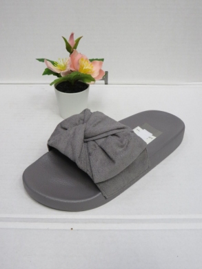 Klapki damskie na płaskim (36-41) LE-503 DGREY
