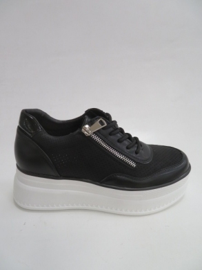 Buty sportowe damskie na koturnie (36-41) HQ263 BLACK