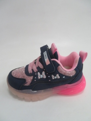 Buty sportowe dziewczęce (21-26) E97 DBLUE/PINK