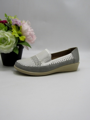 Półbuty damskie na płaskim (39-44) DTB3-09 WH/GREY