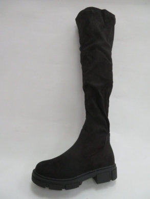 Kozaki damskie jesienne na płaskim (36-41) JKD-152 BLACK