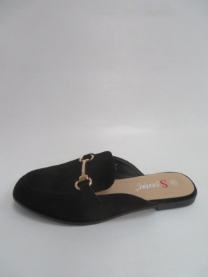 Klapki damskie na płaskim (36-41) T530 BLACK