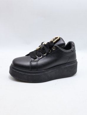 Buty sportowe damskie na płaskim (36-41) 6507 BLACK