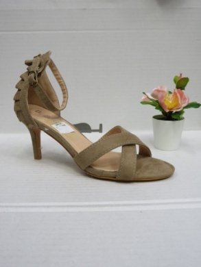 Sandały damskie na szpilce (36-41) LB329 KHAKI