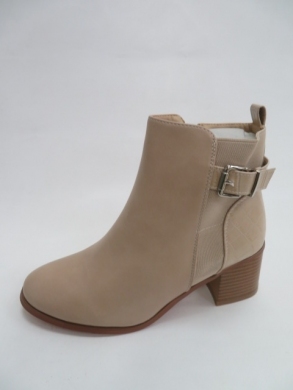 Botki damskie jesienne na obcasie (36-41) DA68 BEIGE