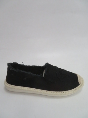 Tenisówki damskie na płaskim (36-41) X-0220 BLACK