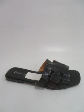 Klapki damskie na płaskim (36-41) 816 BLACK