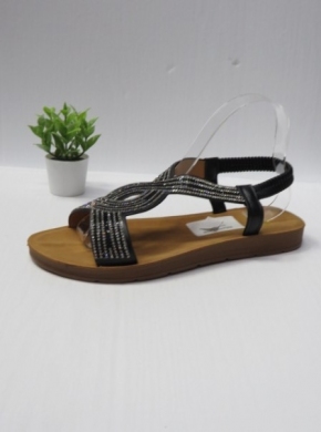 Sandały damskie na płaskim (36-41) WSA-95 BLACK
