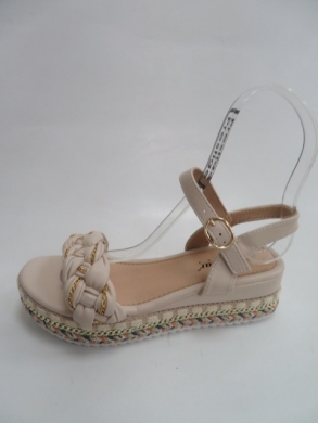 Sandały damskie na płaskim (36-41) CK221 BEIGE