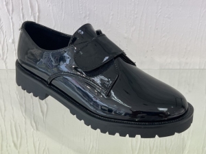 Półbuty damskie na płaskim (36-41) GD-XR-128 BLACK