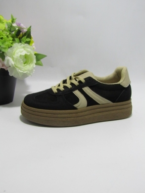 Buty sportowe damskie na płaskim (36-41) 8912 BLACK