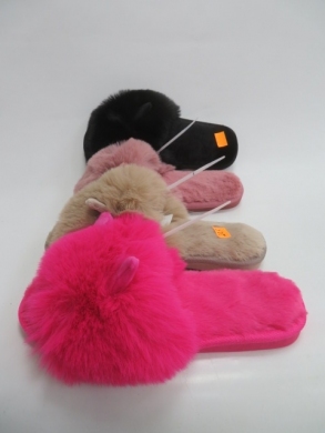 Kapcie damskie ocieplane (36-41) HU167  MIX