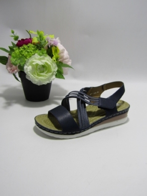Sandały damskie na koturnie (36-41) N24-1059 BLUE