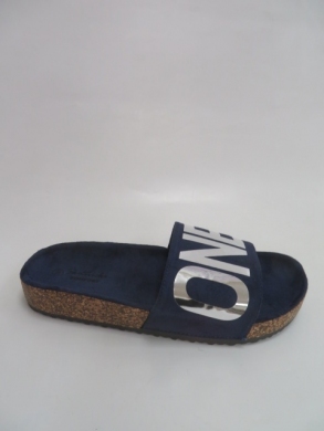 Klapki damskie na płaskim (36-41) 0511 NAVY