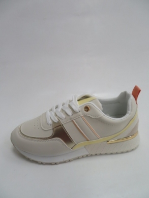 Buty sportowe damskie na płaskim (36-41) BB141 BEIGE