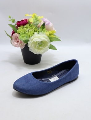 Baleriny damskie (36-41) FDB-199 L.BLUE