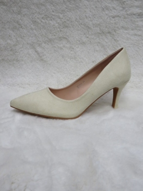 Czółenki damskie na szpilce (36-41) NF84 BEIGE