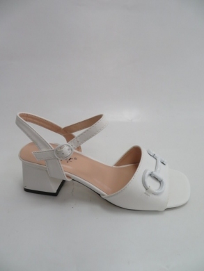 Sandały damskie na obcasie (36-41) LL265 WHITE