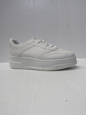 Buty sportowe damskie na płaskim (36-41) K1716 WHITE