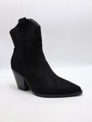 Botki damskie na obcasie (36-41) BM56 BLACK