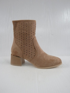Botki damskie na obcasie (36-41) 7929 KHAKI