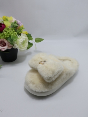 Kapcie damskie ocieplane (36-41) SP53-3 BEIGE