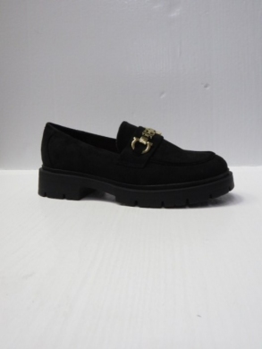 Mokasyny damskie na płaskim (36-41) T580 BLACK