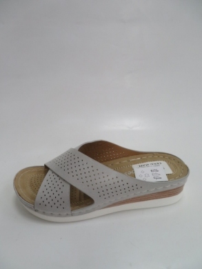Klapki damskie na koturnie (36-41) N21-690 GREY