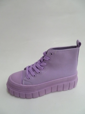 Trampki damskie na koturnie (36-41) 88-50 PURPLE