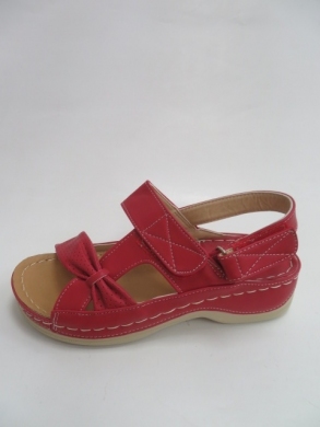 Sandały damskie na koturnie (36-41) 12699 RED