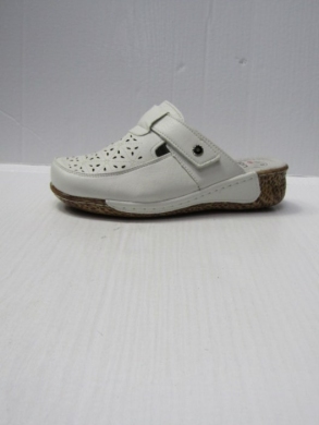 Klapki damskie na płaskim (36-41) B6-4 WHITE